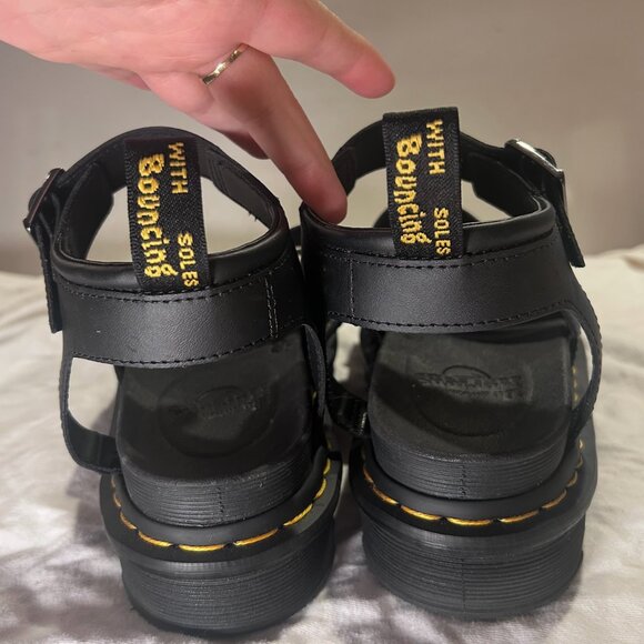 Doc Marten Blaire Hydro Leather Strap Sandals Blaire Sandals - Picture 3 of 5